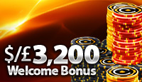 Your fantastic Welcome Bonus of up to $/£3,200